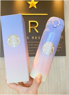 Buy Starbucks Stainless Steel Vacuum Insulated Water Bottle Outdoor Sports Kettle Thermos Cup 500ML in Saudi Arabia