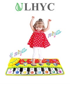 Buy Baby Music Carpet Piano Keyboard Mat with Animal Sound Kids Touch Play Game Rug Musical Instrument Educational Toys for Children in Saudi Arabia