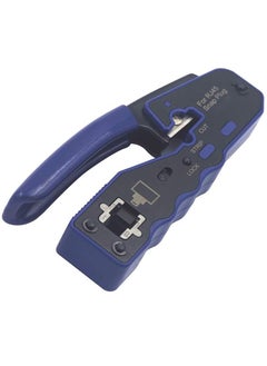 اشتري GJ670BL RJ45 Pass Through Ethernet Crimping Tool for Cat5, Cat6, Cat7 - Includes Stripping & Cutting Features في الامارات