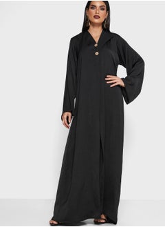 Buy Button Detail Abaya in Saudi Arabia