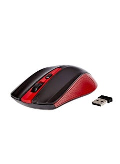 اشتري Enet Wireless Optical Mouse - Red/Black في الامارات