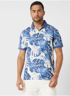 Buy Tropical Printed Polo Shirt in UAE