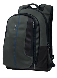 Buy L'avvento Laptop Backpack with One Compartment for Laptop with Safety Strap to avoid Sliding grey and blue in Egypt