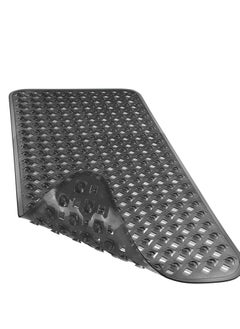 Buy Original Bathtub Mat Non-Slip Extra LongBath Mats for Tub, Shower with Drain Holes Suction Cups, BPA Machine Washable 34.5 x 15.5 Inches in Saudi Arabia