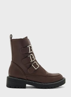Buy Buckled Ankle Boots in UAE
