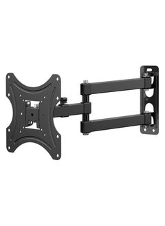 Buy TV Wall Mount for 17-43 Inch Flat Curved LED LCD Screen TVs, Full Motion Monitor Mount Wall Mount Swivel VESA 200x200mm Up to 33lbs Articulating TV Bracket in UAE