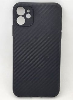 اشتري Carbon Fiber Silicone Case For IPhone 12 (6.1 Inch) في مصر