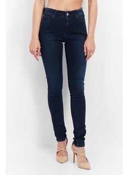 اشتري Women Skinny Fit Wash Stretchable Denim, Navy Blue في السعودية