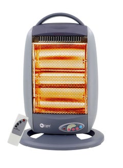 Buy Halogen Heater 3 Heating Power Settings Heating Soft And Warmly Oscillation Function Portable Convenient 400W/800W/1200W in UAE