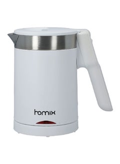 Buy 1000W Automatic Shut-Off Electric Kettle with Carry Bag White and Silver 0.6 L D2606 in Saudi Arabia