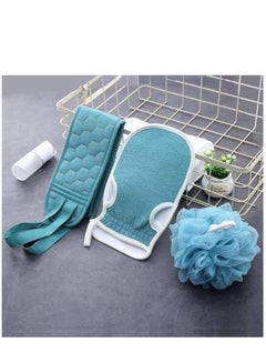 Buy Korean cleaning and exfoliating towel Dead skin exfoliating gloves Asian cleaning and exfoliating towel Bath sponge Body loofah Bath loofah for women Favorite back scrub for the shower Bathing back sc in Egypt
