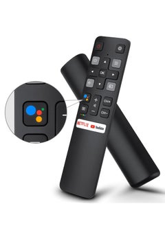 Buy Voice Replacement for TCL-Android-TV-Remote,New Upgraded RC802V for TCL Smart TVs with Google Voice Function,with Netflix,YouTube Buttons in UAE