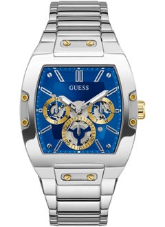 Buy GUESS Men's Trend Casual Tonneau Diamond 43mm Watch - GW0456G5 in UAE