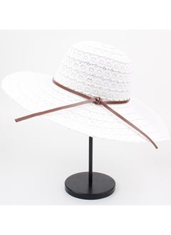 Buy New Fashion Big Eaf Bow Hollow Fisherman Hat in UAE