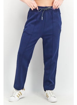 Buy Women Regular Fit Training Sportswear Pants, Navy in UAE