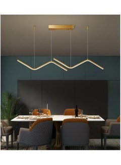Buy Nordic Pendant Light Art Line Led Haning Lamp Geometric Chandelier Indoor Lights For Restaurant Bar Front Desk Office Decoration in Saudi Arabia