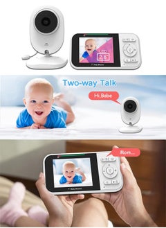 Buy Wireless Two-Way Audio Night Vision Baby Monitor Camera With Audio Long Range Baby Monitor in UAE