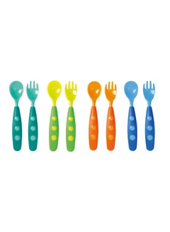 اشتري Set Of 8 Assorted Forks And Spoons في الامارات