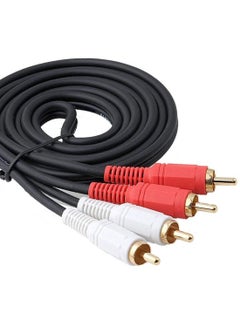 Buy Aptek 2RCA to 2RCA 3 Meter Audio Cable Red/White, DC-2RCA30 in UAE