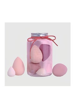 اشتري Makeup sponge Set in a Gift Clear Jar - 5 Pieces في مصر