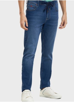 Buy Light Wash Slim Fit Jeans in UAE