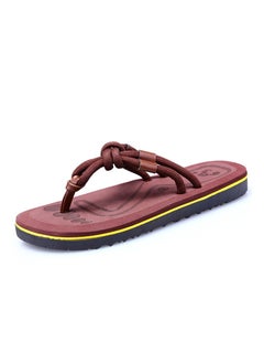 Buy Men/Women Summer Sandals Outside The Beach In Flip-flops Brown in UAE