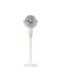 Buy 4000mAh Portable Foldable Wireless Stand Fan Air Circulation Fan with Remote Control in UAE