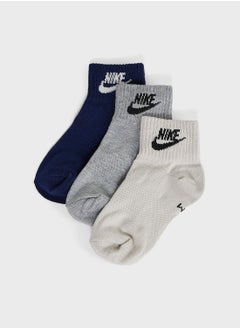 Buy 3 Pack Nsw Everyday Essential Ankle Socks in UAE