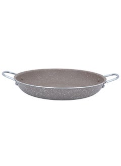 Buy Brown Granite Frying Pan With Two Hands 32 cm in Saudi Arabia