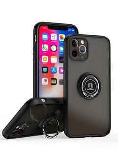 Buy iPhone 11 pro Max Case Protective Back Cover Ring with Magnet Case for iPhone 11 Pro max Black 6.5" in Saudi Arabia