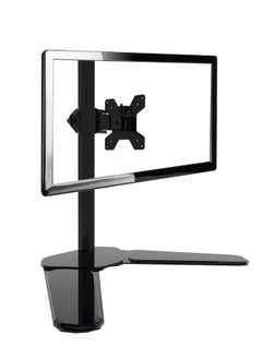 اشتري Desktop Vertical Bracket Universal Rotation Up and Down Adjustable Computer Display Single Screen Monitor Base في السعودية