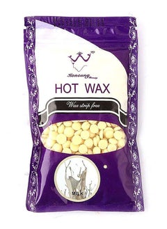 Buy Hair Removal Hard Wax Beans Hard Body Wax Beans Natural Hot Film Full-Body Depilatory Wax Beads for Women Men in UAE