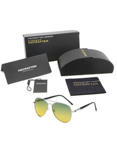 Buy Men's Full Rim Polarized UV400 Square Frame Driving Sunglasses in UAE