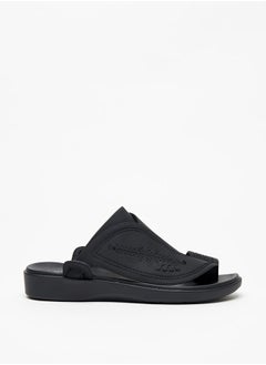 Buy Men's Stitch Detail Slip-On Arabic Sandals in Saudi Arabia