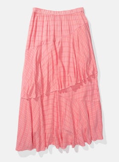 Buy AE Asymmetrical Tiered Midi Skirt in UAE