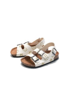 Buy Kid's Cork Sandals Boys And Girls Sandals- White in UAE