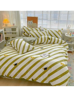 Buy 4-Piece Set Bedding Modal Quilt Cover Set with 1 Quilt Cover 1 Sheet and 2 Pillowcases 2m Bed (200*230cm) in Saudi Arabia