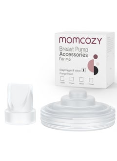 Buy Momcozy Duckbill Valves & Silicone Diaphragm Compatible with Momcozy M5. Original Momcozy M5 Breast Pump Replacement Accessories, 1 Pack in Saudi Arabia