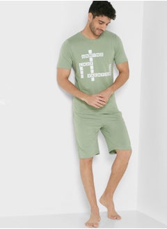 Buy Unwind Lazy Pyjama Shorts Set in Saudi Arabia