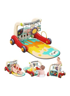 Buy 2 In 1 Baby Play Mat Kick And Play Piano Gym Activity Center Kids Early Educational Walking Learning Walker With Music in Saudi Arabia