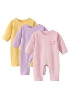 Buy Derong Base Baby Thermal Underwear for Spring and Autumn, 3-piece Set in Saudi Arabia