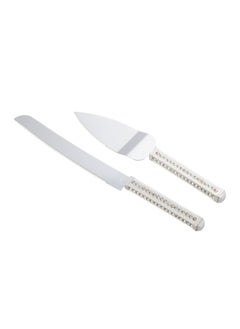 Buy A set of shovel and knife for serving cakes and desserts, 2 pieces in Saudi Arabia