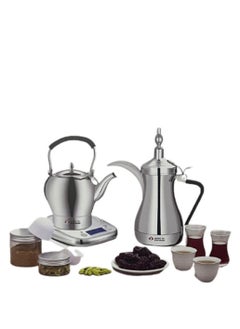 Buy A set of coffee and tea preparations according to your mood within 15 minutes - choosing the coffee boiling time with a notification alarm to set the coffee and cardamom in Saudi Arabia