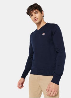 Buy Premium Logo Regular Fit Sweater in Saudi Arabia