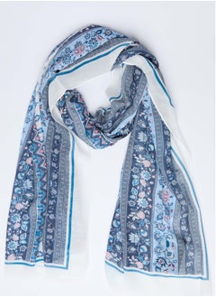 Buy Fancy Printed Viscose Rectangle Scarf in Egypt