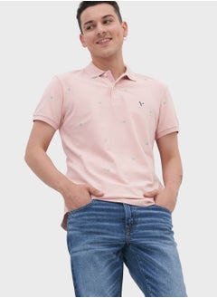 اشتري Printed Pique Polo في الامارات