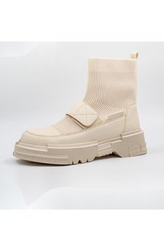 اشتري Spring Light Knit Knit Ankle Boots Casual Sock Boots في السعودية