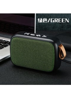 اشتري G2 Fabric Bluetooth Speaker Portable Outdoor Bass TF G2 Green في الامارات