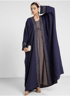 Buy Embroidered Open Abaya in Saudi Arabia