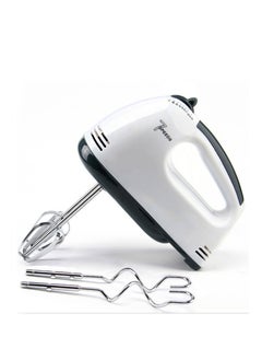 Buy 7-Speed Electric Hand Mixer Stainless Steel Whisk Mini Handheld Mixer Egg Cream Food Beater in Saudi Arabia